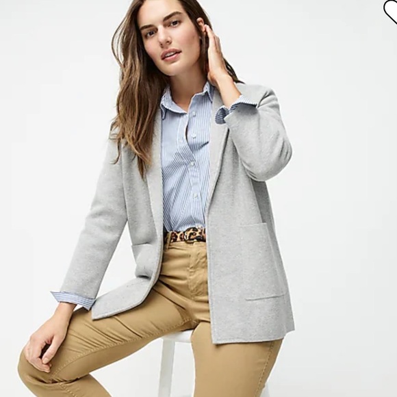 J. Crew Sweaters - J CREW 365 “Sophie” open front cardigan sweater blazer size small black